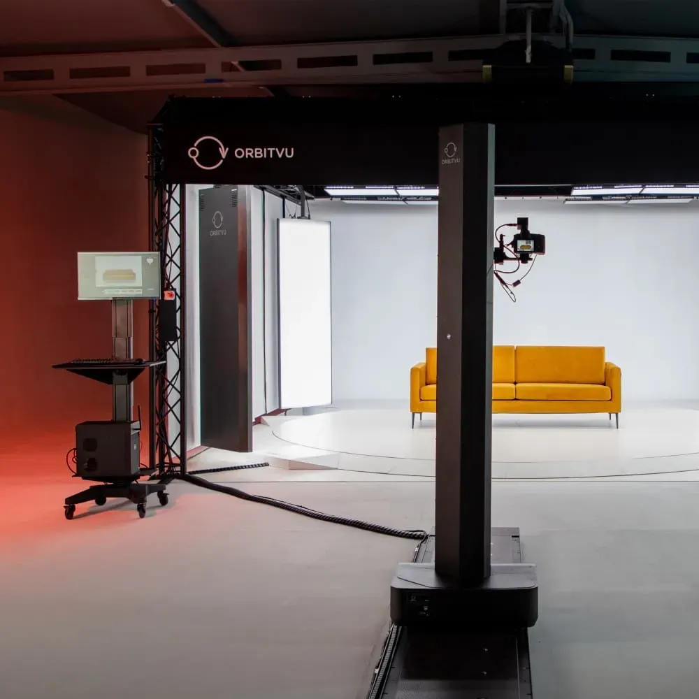 Furniture Studio automated photography setup