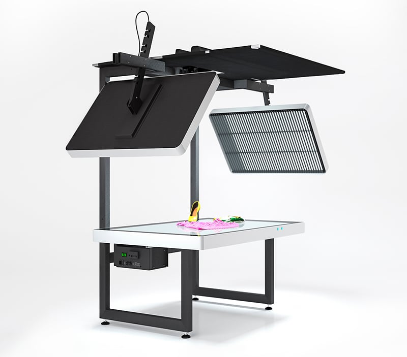 automated flat lay photography studio